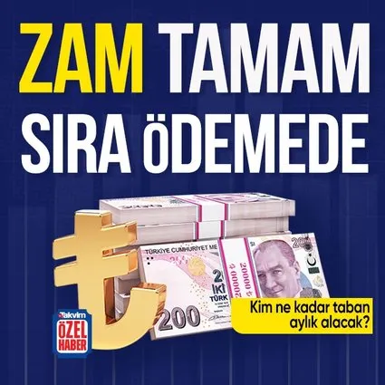 Zamlı emekli maaşları haftaya hesaplarda