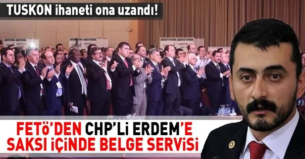 FETÖ’den Eren Erdem’e çiçek saksısında tape servisi!