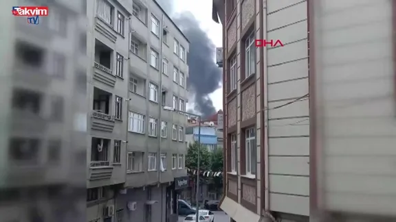 Bayrampaşa'da yangın!