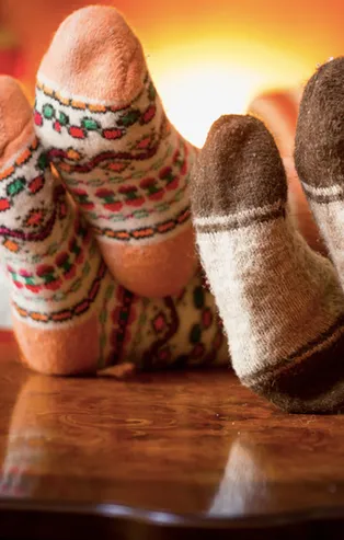 Evde çorapsız gezmeyin