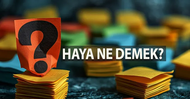 Haya Ne Demek? Haya Kelimesinin Anlamı Nedir?