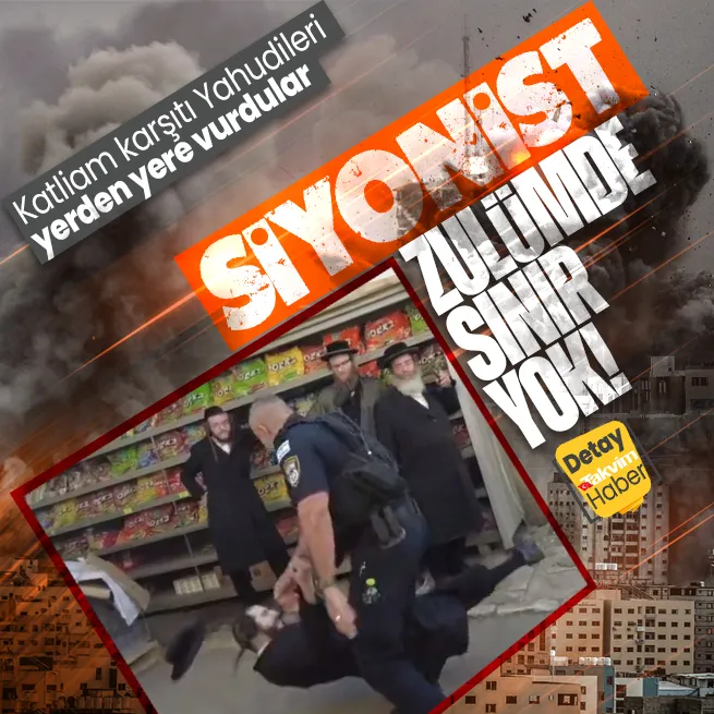 İşgalci İsrail polisi siyonizm karşıtı Yahudileri dövdü