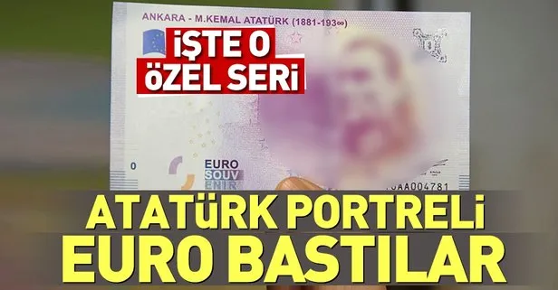 Atatürk portreli Euro basıldı! İşte o özel seri...