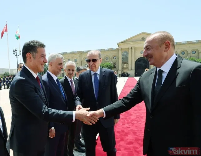 Başkan Recep Tayyip Erdoğan'dan Gardaş Azerbaycan'a ziyaret! Heyette Sinan Oğan da yer aldı