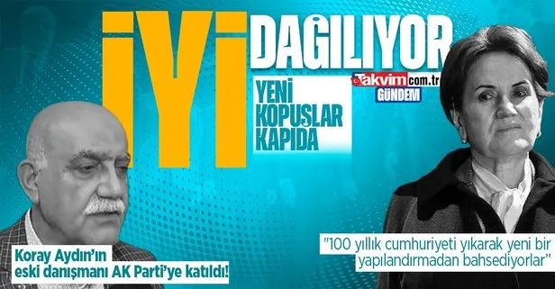 İYİ Parti dağılıyor! Koray Aydın’ın eski danışmanı Vehbi Yaşar istifa ederek AK Parti’ye katıldı! Yeni istifalar gelecek mi?