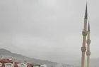 Çankırı'da kuvvetli rüzgar: Caminin minaresi devrildi