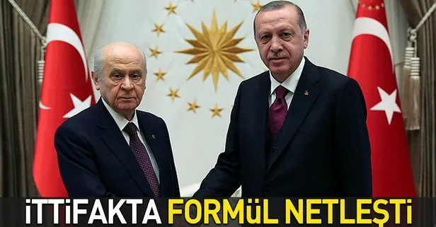 AK Parti - MHP ittifakında formül netleşti