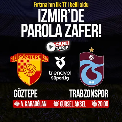 Göztepe - Trabzonspor | CANLI