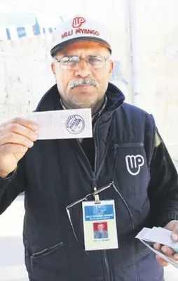 Milli Piyango biletlerini kaptırdı