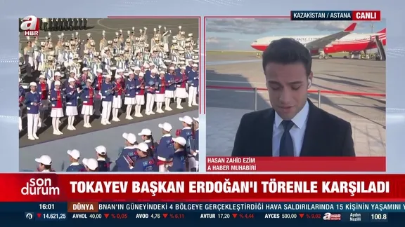 Başkan Erdoğan Kazakistan'da!