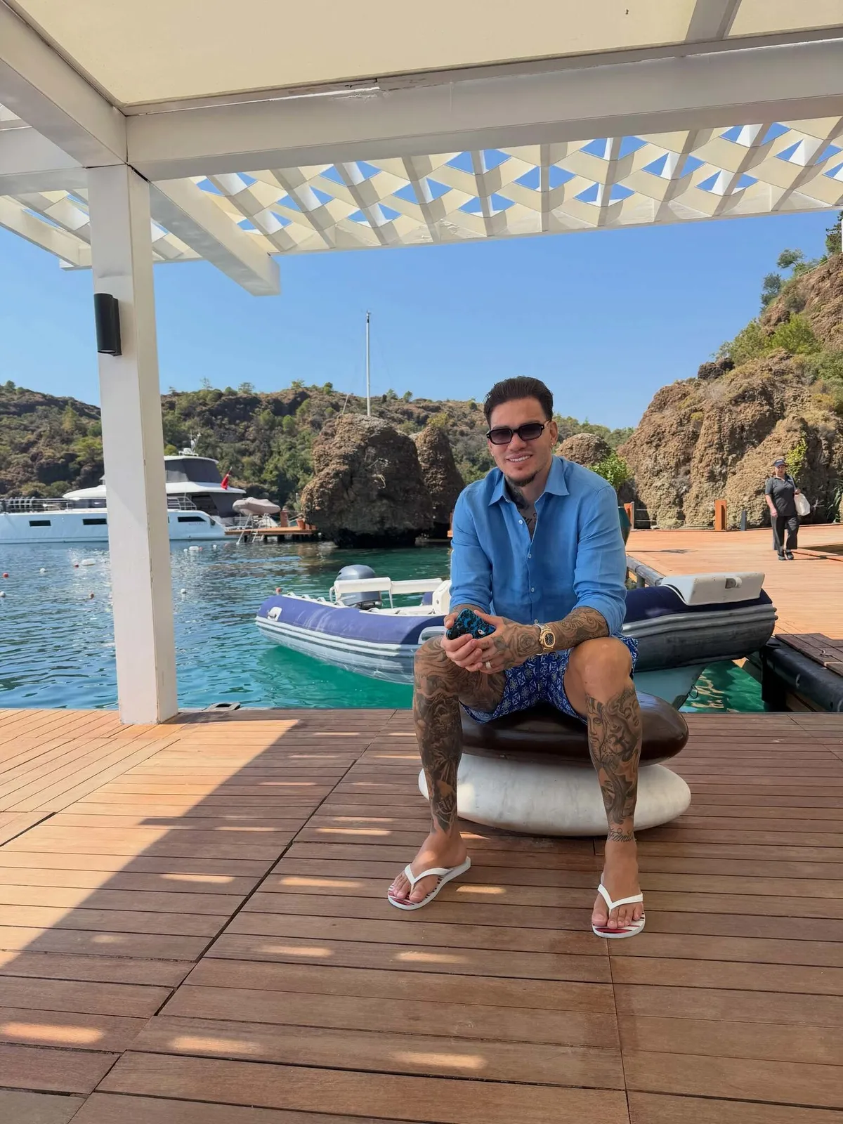 Fenerbahçe’nin yıldız kalecisi Ederson’dan Marmaris’te jet sosyete tatili: 3 günlük kaçamak 3 milyon lira-5