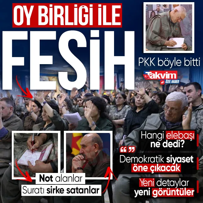 PKKnın feshi sonrası hangi elebaşı ne dedi? Demokratik siyaset öne çıkacak sözleri... TAKVİM yeni detaylar ve görüntülere ulaştı