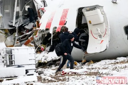 Son dakika haberi: ABD’den gelen heyet Sabiha Gökçen’de kaza yapan uçağın enkazını inceledi