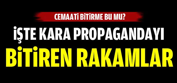 İşte kara propagandayı bitiren rakamlar
