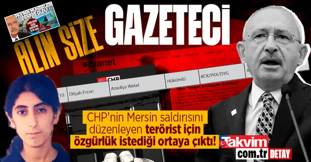 CHP'nin terörist Dilşah Ercan için özgürlük istediği ortaya çıktı! Mangır medyasının "gazeteciler tutuklanıyor" yalanı bir kez daha çöktü