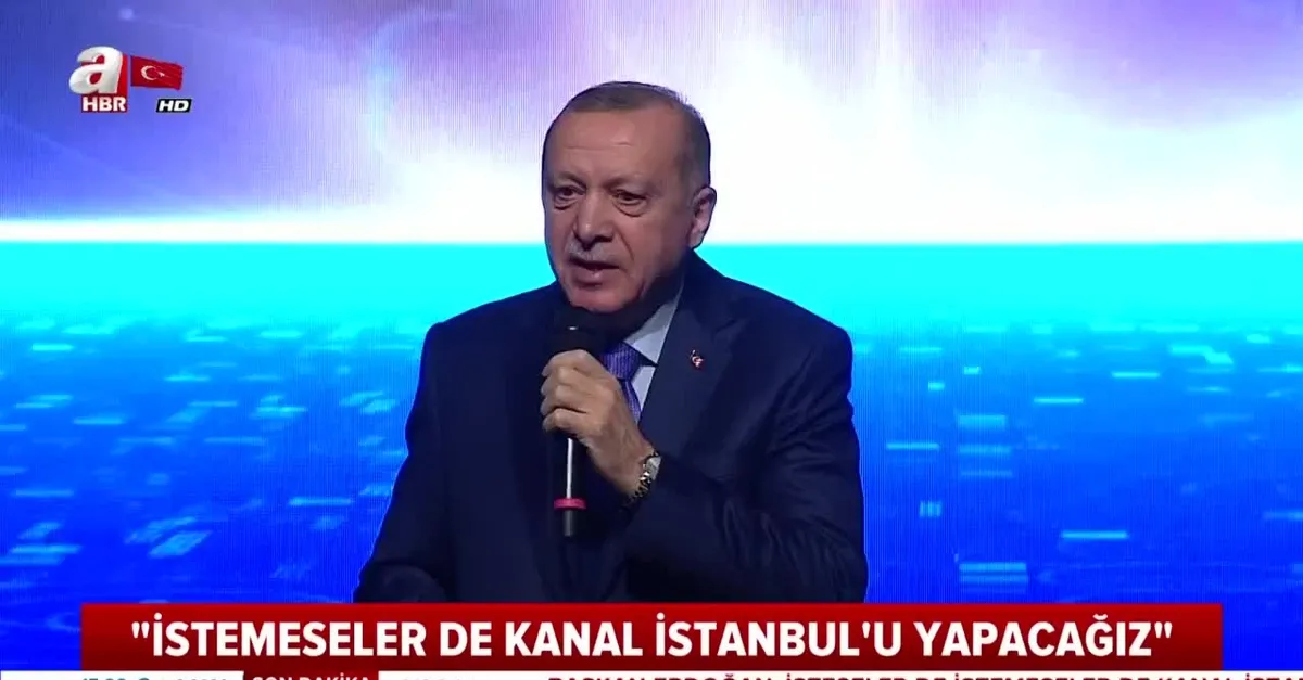 Başkan Erdoğan'dan çok net Kanal İstanbul mesajı