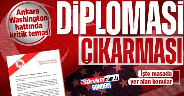 Ankara - Washington hattında kritik temas! Dışişleri Bakanı Mevlüt Çavuşoğlu’ndan ABD’ye resmi ziyaret
