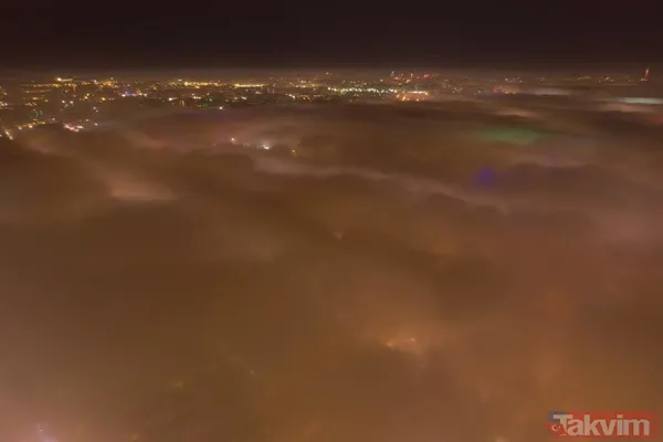 İstanbul'da sis etkisini artırdı! Görüş mesafesi düştü: O anlar havadan görüntülendi - 8