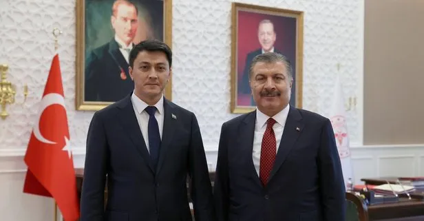 Sağlık Bakanı Fahrettin Koca, Özbek mevkidaşı İnoyatov ile görüştü!