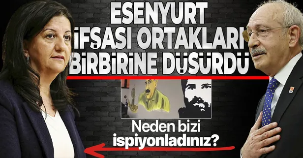 SON DAKİKA: HDP Esenyurt İlçe Başkanlığı binasındaki Öcalan posterlerinin ifşası sonrası CHP ile HDP birbirine girdi