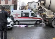Gaziosmanpaşada beton mikseri dehşeti: Genç anne can verdi, 2 çocuğu kurtuldu