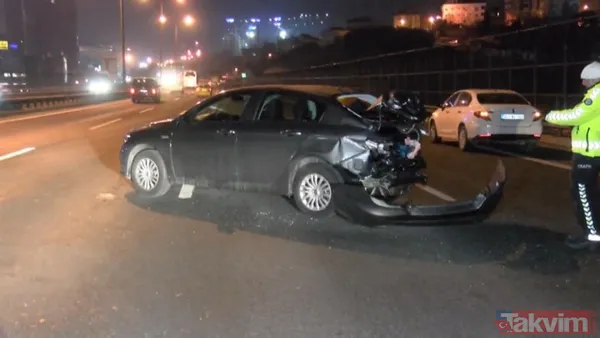 Kağıthane'de şok olay! Seyir halindeki arabadan düşen kişiye peş peşe arabalar çarptı - 8