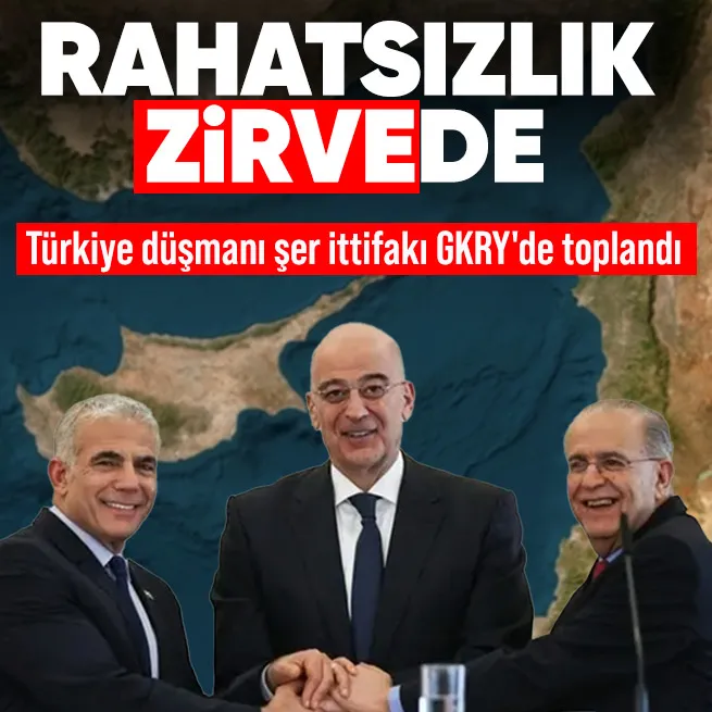 Yunanistan ve İsrail masada! Türkiye rahatsızlığı Güney Kıbrısta gizli zirveye taşındı! Neler konuşuldu?
