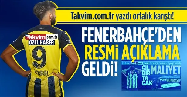 Takvim.com.tr yazdı Fenerbahçe’de ortalık karıştı! Resmi açıklama geldi ama...