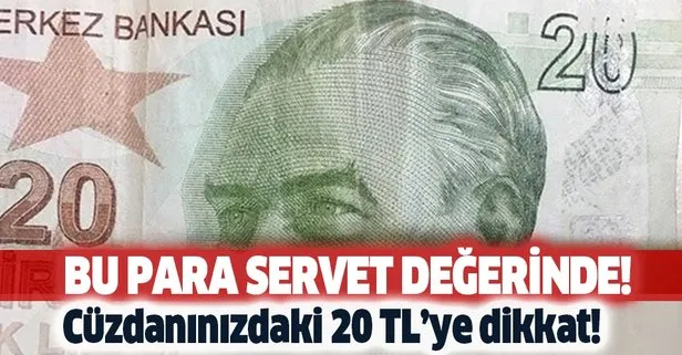 20 TL deyip önemsemeyen pişman oldu! Habersizce cebinizde taşıyor olabilirsiniz! Eğer sizde varsa...