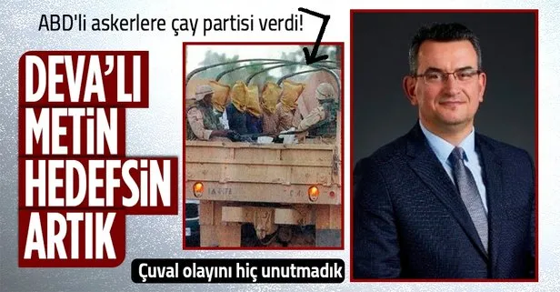 DEVA Partisi’nin Kurucu Üyesi Metin Gürcan, Türk askerlerinin başına çuval geçiren ABD’lilere çay partisi verdi
