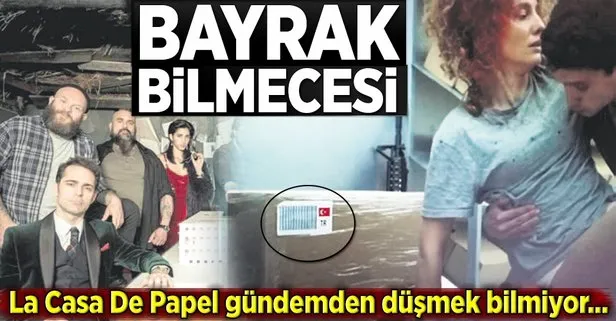 la casa de papel turk bayragi