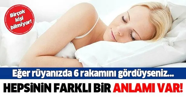 Rüyada rakam görmek ne anlama geliyor? | Rüya tabirleri