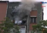 Ataşehir’de korkutan yangın (Video)