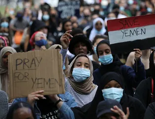 İngiltere’de batı ve iş birlikçilerine Yemen protestosu