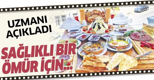 Mehmet Öz, sağlıklı bir ömür için Türk kahvaltısını önerdi! İşte ömür uzatan besinler