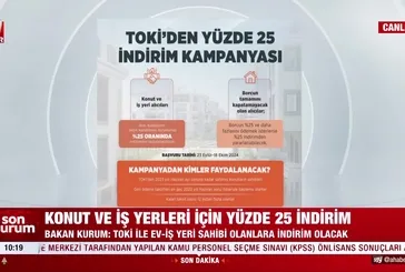 TOKİ indirim kampanyası: Yüzde 25!