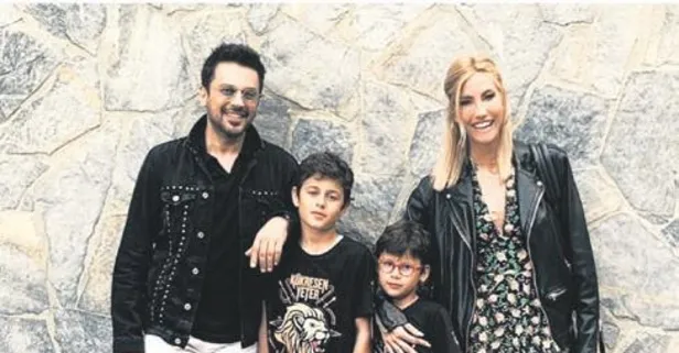 Çağla Şıkel ile Emre Altuğ, oğulları Kuzey'in mezuniyeti için bir araya geldi