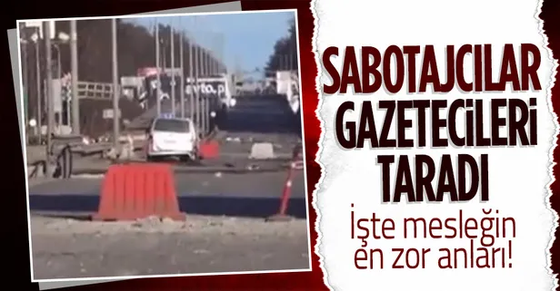 Son dakika: Kiev'de sabotajcılar gazetecileri taradı! İşte o korkunç anlar...