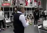 Şenol Güneş'ten soyunma odasında olay konuşma!
