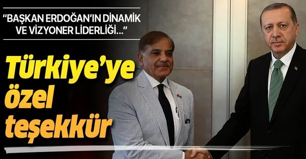 Pakistanlı lider Şerif’ten Türkiye’ye Keşmir teşekkürü