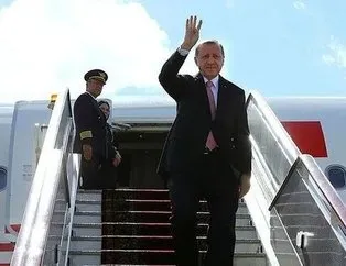 Başkan Erdoğan Türkiye’ye hareket etti