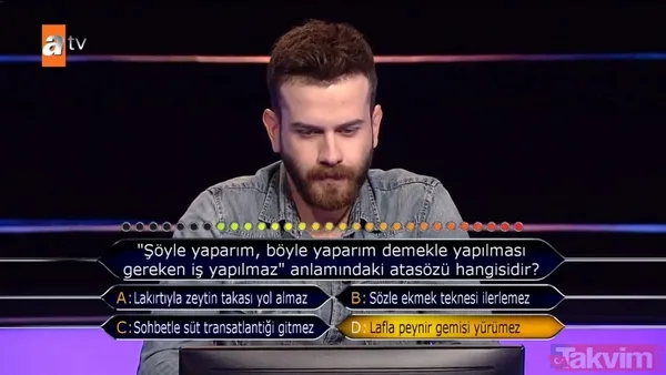 Kim Milyoner Olmak İster'de dikkat çeken soru: George W. Bush hangi ülke başbakanının üzerine kusmuştur? - 39