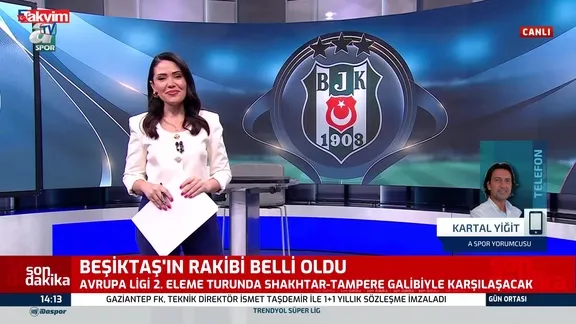 Beşiktaş’ın Avrupa Ligi’ndeki rakibi belli oldu!