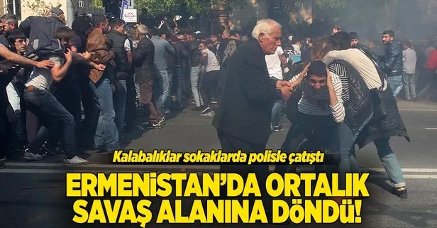 Ermenistan fena karıştı! Ortalık savaş alanı