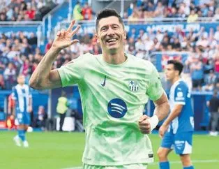 Lewandowski’nin futbol resitali