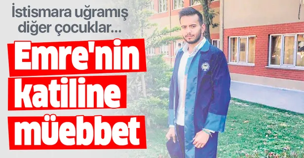 Emre'nin katiline müebbet