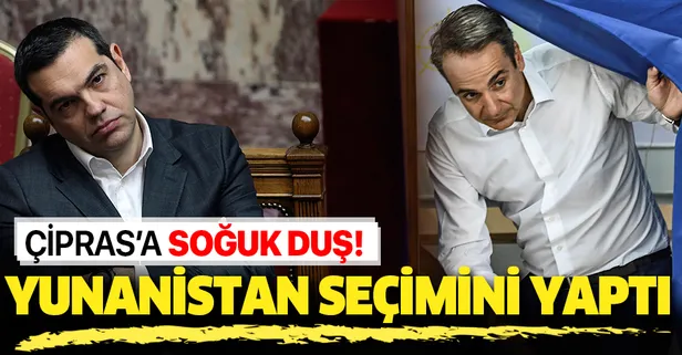 Yunanistan'da ilk seçim sonuçlarına göre Yeni Demokrasi Partisi tek başına iktidara geldi