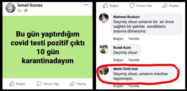 CHP Çanakkale İl Başkanı Metin Ümit Ünal'dan koronavirüse yakalandığını duyuran Meclis üyesine skandal sözler-3