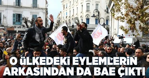 Eylemlerde BAE parmağı