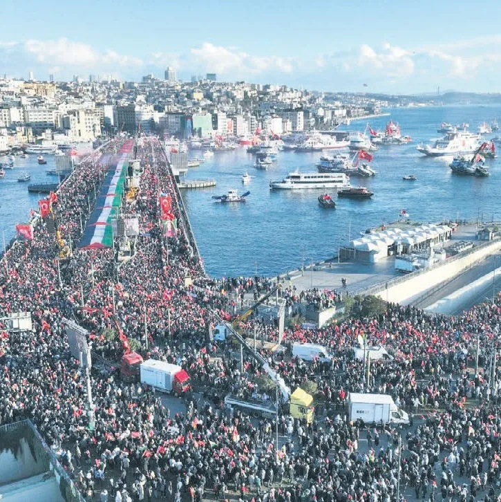 520 bin kişi katıldı